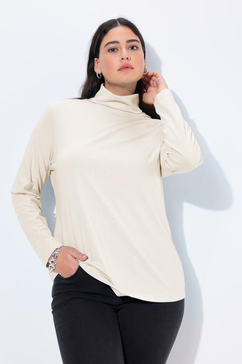 Produktbild Ulla Popken Shirt, Rollkragen, Slim, Langarm (58)