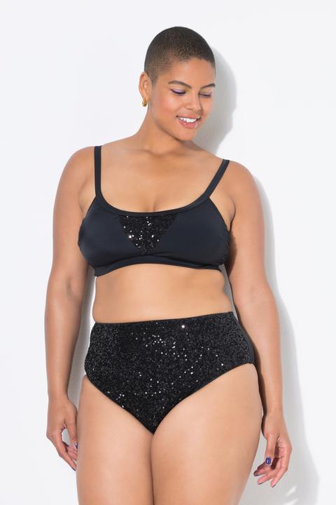 Actual product image Studio Untold Sequined High Waisted Bikini Bottoms (50)