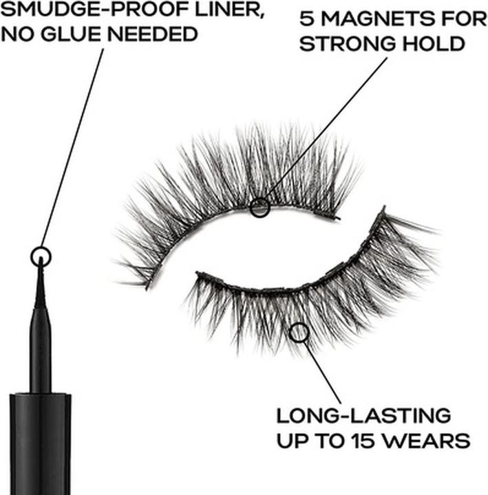 Actual product image Eylure Pro Magnetic Liner & Lashes Kit (Artificial eyelashes)