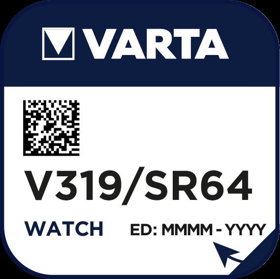 Image du produit Varta V319 (1 pcs, SR64, 21 mAh)