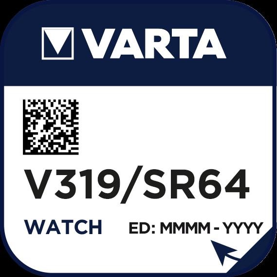 Actual product image Varta V319 (1 pcs., SR64, 22.50 mAh)