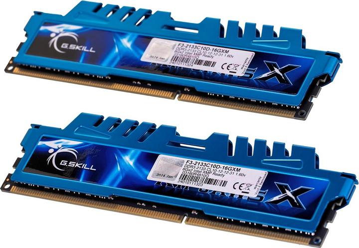 Produktbild G.Skill RipjawsX (2 x 8GB, 2133 MHz, DDR3-RAM, DIMM)