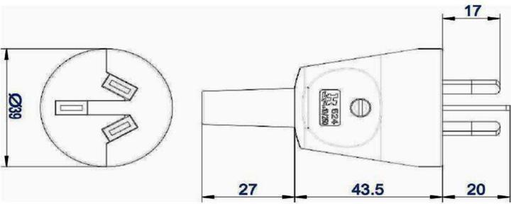 Image du produit Bachmann 9.282 Fiches à contact de protection