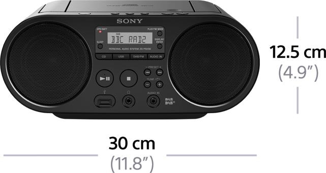 Produktbild Sony ZS-PS55B schwarz (DAB+, FM)
