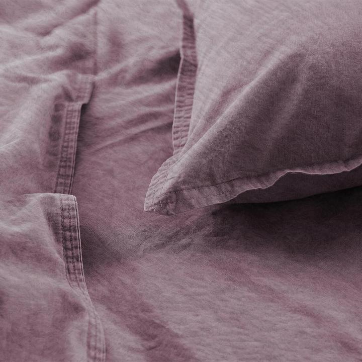 Image du produit H.G. Hahn-Haustextilien Hahn Flanell Bettwäsche Stone-Washed (Set de linge de lit, 135x200 cm + 80x80 cm)