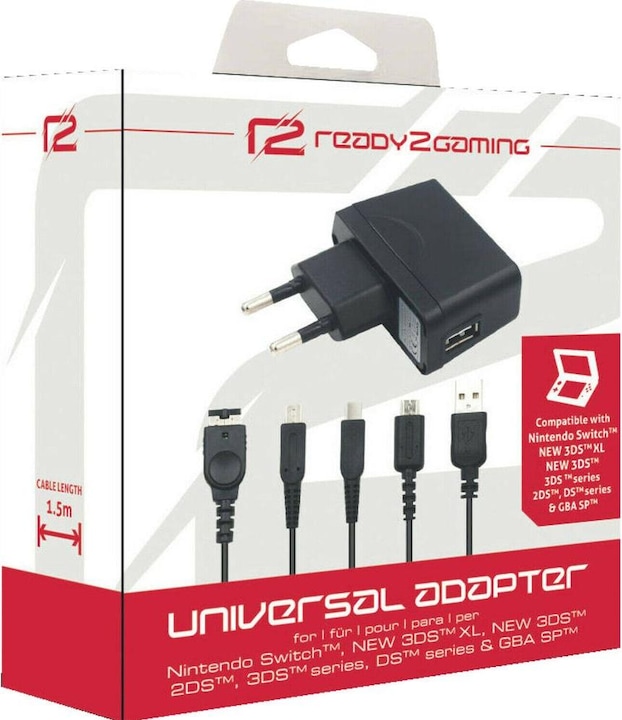 Image du produit ready2gaming Adaptateur universel pour les séries GBA & DS + pour Nintendo Switch (2DS, 3DS, 3DS XL, NDS, Switch)