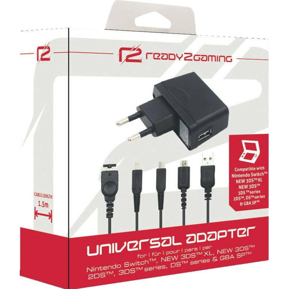 ready2gaming Adattatore universale per le serie GBA & DS + per Nintendo Switch (3DS, 2DS, 3DS XL, Switch, NDS), Altri accessori gaming, Nero