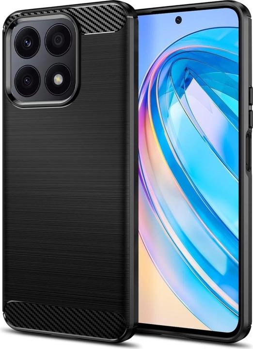 Screenguard Honor X8a Case Carbon Brushed Soft TPU (Honor X8a)