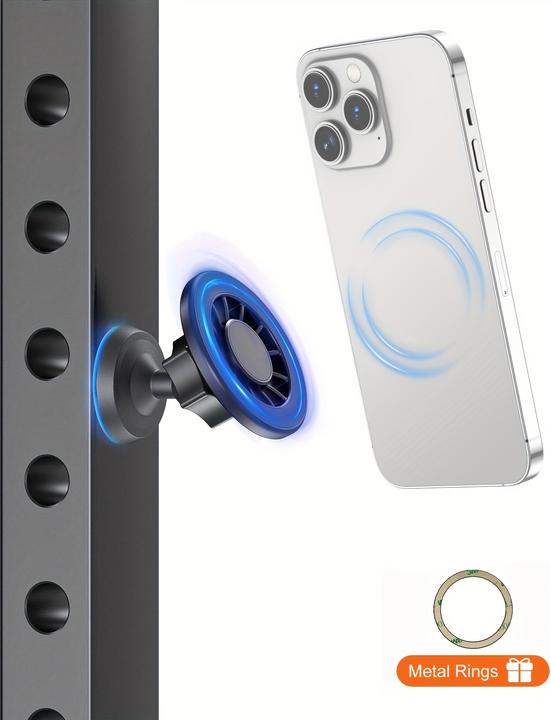 PhoneLook MagSafe 360° Magnetischer Telefonhalter mit verstellbarem Magnet für Fitnessstudio oder Metallhalter