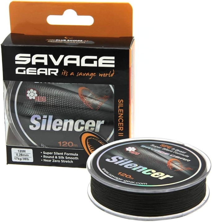 Image du produit Savage Gear HD8 Silencer Braid Ligne de pêche (6.30 kg, 0.12 mm)