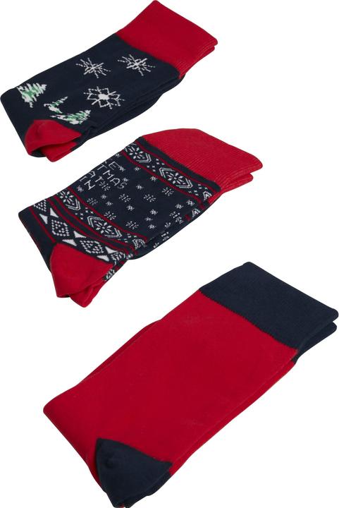 Produktbild Urban Classics Christmas Socks Set Icebear (3er Pack, 35 - 38)