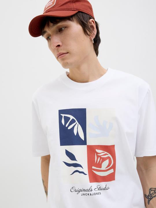 Actual product image Jack & Jones Gedruckt Rundhalsausschnitt T-shirt T-shirt (L)
