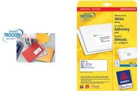 Actual product image Avery Address labels