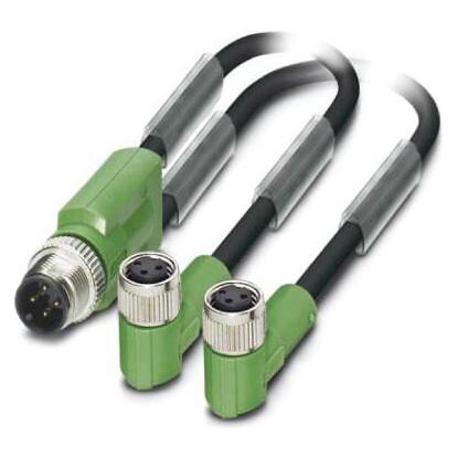 Phoenix Contact Sensor-/Aktor-Kabel, Elektronikkabel + Stecker, Schwarz