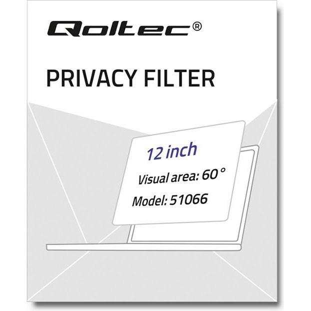 Thumbnail - Qoltec 51066 Privatizing filter R (12.01", 16 : 10), Notebook Schutzfolie