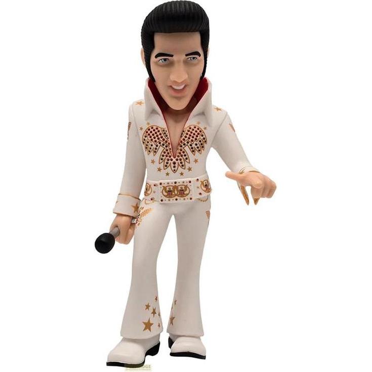 Minix - Music 104 - Elvis - Elvis Costume Blanc - Figurine 12cm