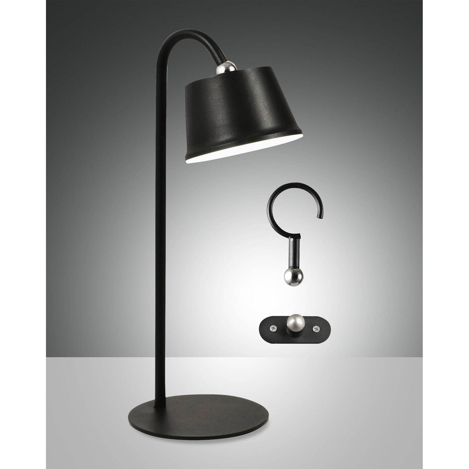 Fabas Luce, Gartenbeleuchtung, 3742-71-101 Akku Leuchte IP54 schwarz (320 lm, IP54)