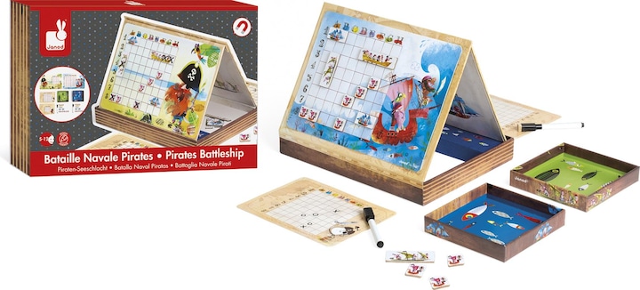 Image du produit Janod Les pirates de la bataille navale (Français)
