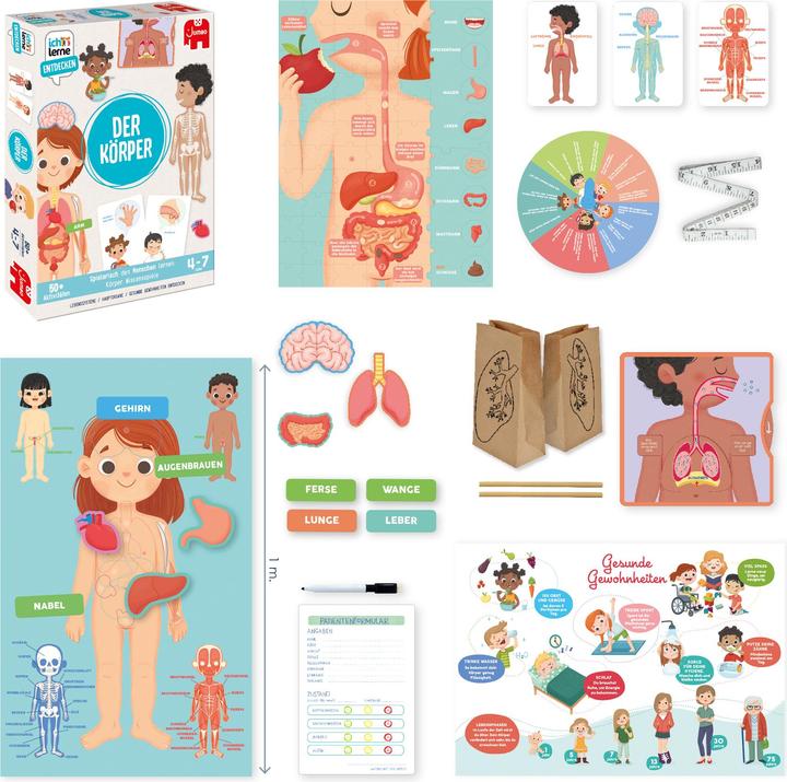 Actual product image Jumbo I learn to discover - Your body (German)