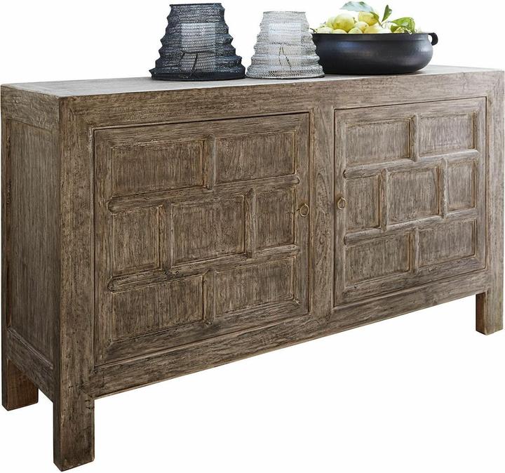 Image du produit Loberon Kommode Tarikah antikgrau (160 x 44 x 90 cm)