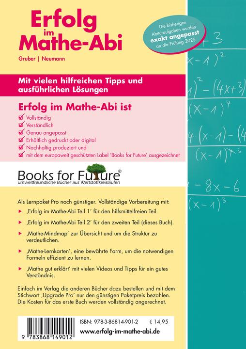 Actual product image Erfolg im Mathe-Abi 2025 Hessen Grundkurs Prfungsteil 2: Wissenschaftlicher Taschenrechner (German, Helmut Gruber, Robert Neumann, 2024)