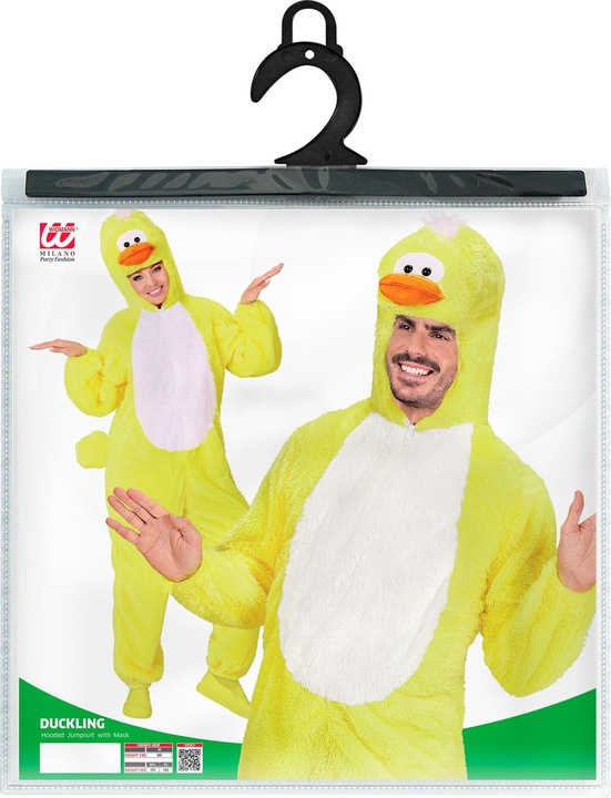 Produktbild Widmann ENTCHEN SOFT PLÜSCHKOSTÜM (Overall mit Kapuze), XL - h 190 cm (XL)