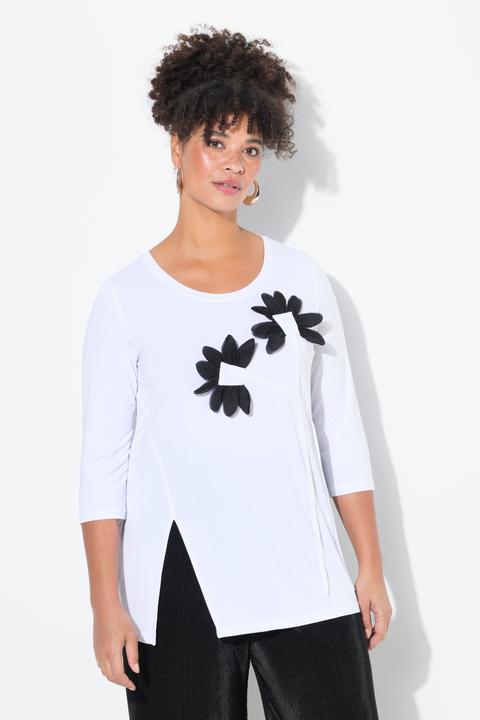 Produktbild Miamoda T-Shirt, A-Line, 3D-Blumen (42)