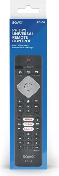 Actual product image Savio RC-16 (Universal remote control, Infrared)