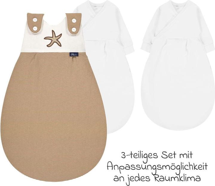 Produktbild Alvi Schlafsack 3teilig BIO Baby Mäxchen (86 cm, Ganzjahr)