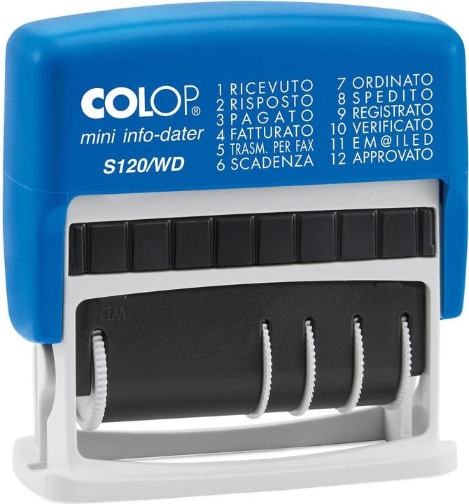 Image du produit Colop Tampon multitexte 41x4mm S120WDD07 12 textes I