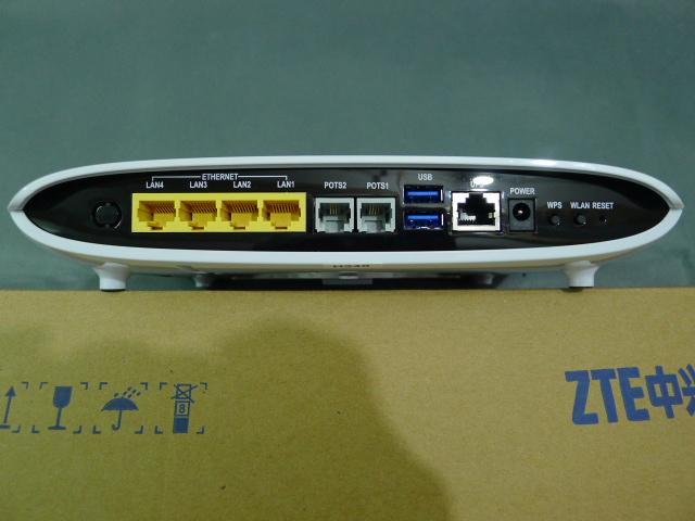 Image du produit ZTE ZXA10 F660 GPON ONT (4GE+2POTS+WIFI+USB,SC/APC) ( ZXA10 F660 4GE SC/APC)