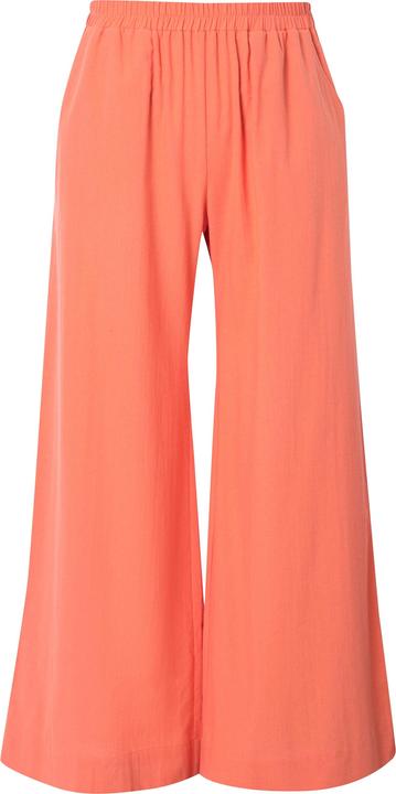 Immagine prodotto Ulla Popken Pantaloni a palazzo in lino misto con cintura elastica e taglio della gamba ampio (42, 44)