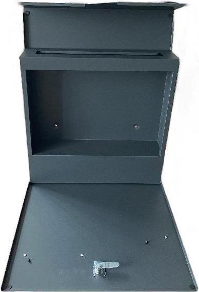 Produktbild Haushalt Briefkasten PW-612-11, schwarz, 15 cm x 37 cm x 37 cm