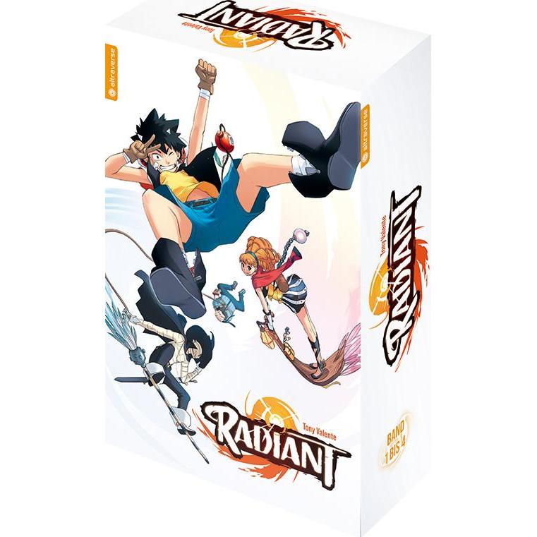 Thumbnail - Radiant 01 - 04 mit Box, Belletristik von Tony Valente