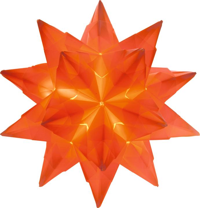 Produktbild Folia Faltblätter Bascetta-Stern Mini weiss, gelb, rot, orange (115 g/m², 128x)