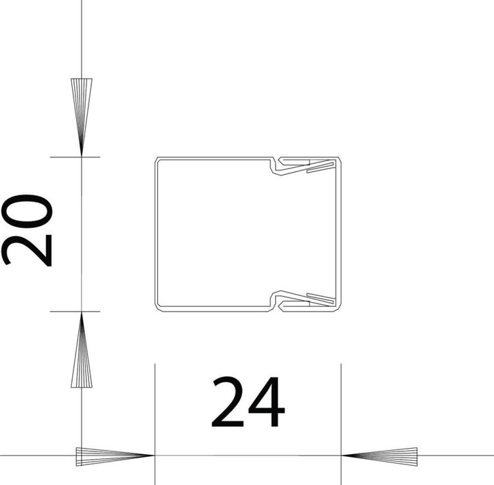 Immagine prodotto OBO Bettermann OBO condotto di instradamento dei cavi LKM (200 cm)