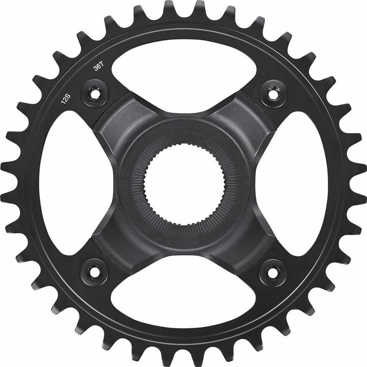 Produktbild Shimano Kettenblatt STEPS SM-CRE70 36 Zä 55 mm Kettenlinie 12-Gänge schwarz (36)