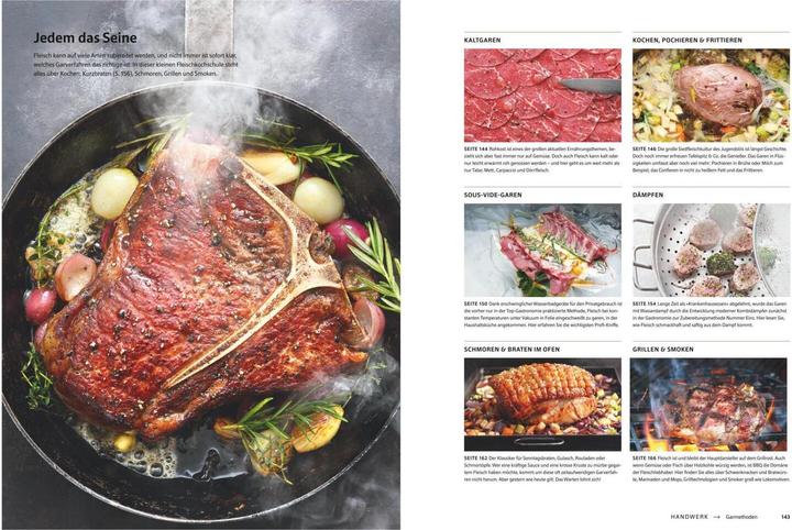 Actual product image Das grosse Buch vom Fleisch (German, Teubner, 2017)