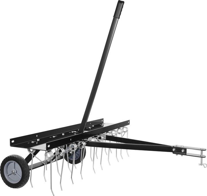 Wiltec Arieggiatore 100 cm per tosaerba a scoppio Arieggiatore per prato Cura del prato Trattore per prato