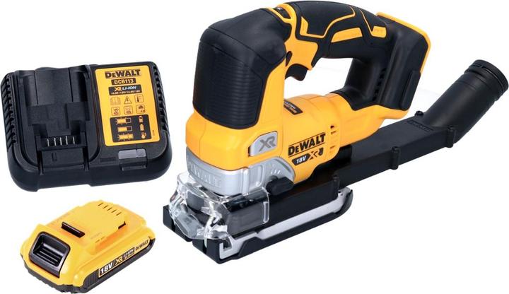 Produktbild DeWalt DCS 334 D1 Akku Pendelhub Stichsäge 18 V Brushless + 1x Akku 2,0 Ah + Ladegerät