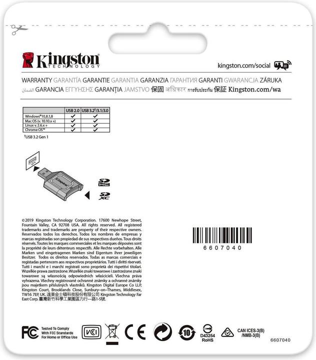 Immagine prodotto Kingston MobileLite Plus (USB 3.0)