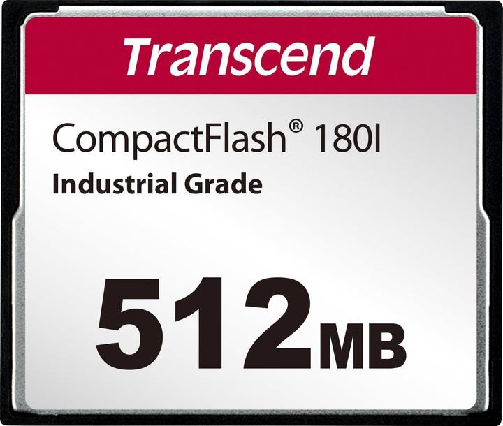 Transcend 512MB CF Card SLC mode WD-15 Wide Temp (P) (0.51 GB)