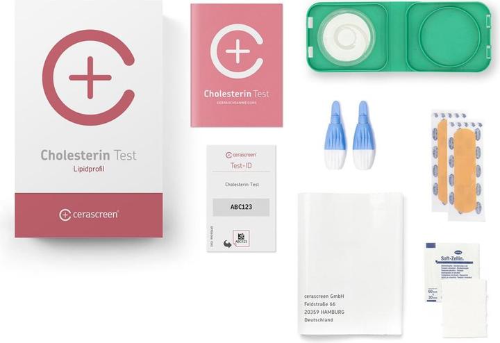 Produktbild Cerascreen Testkit Cholesterin 1 Stück (Cholesterinmessgerät)