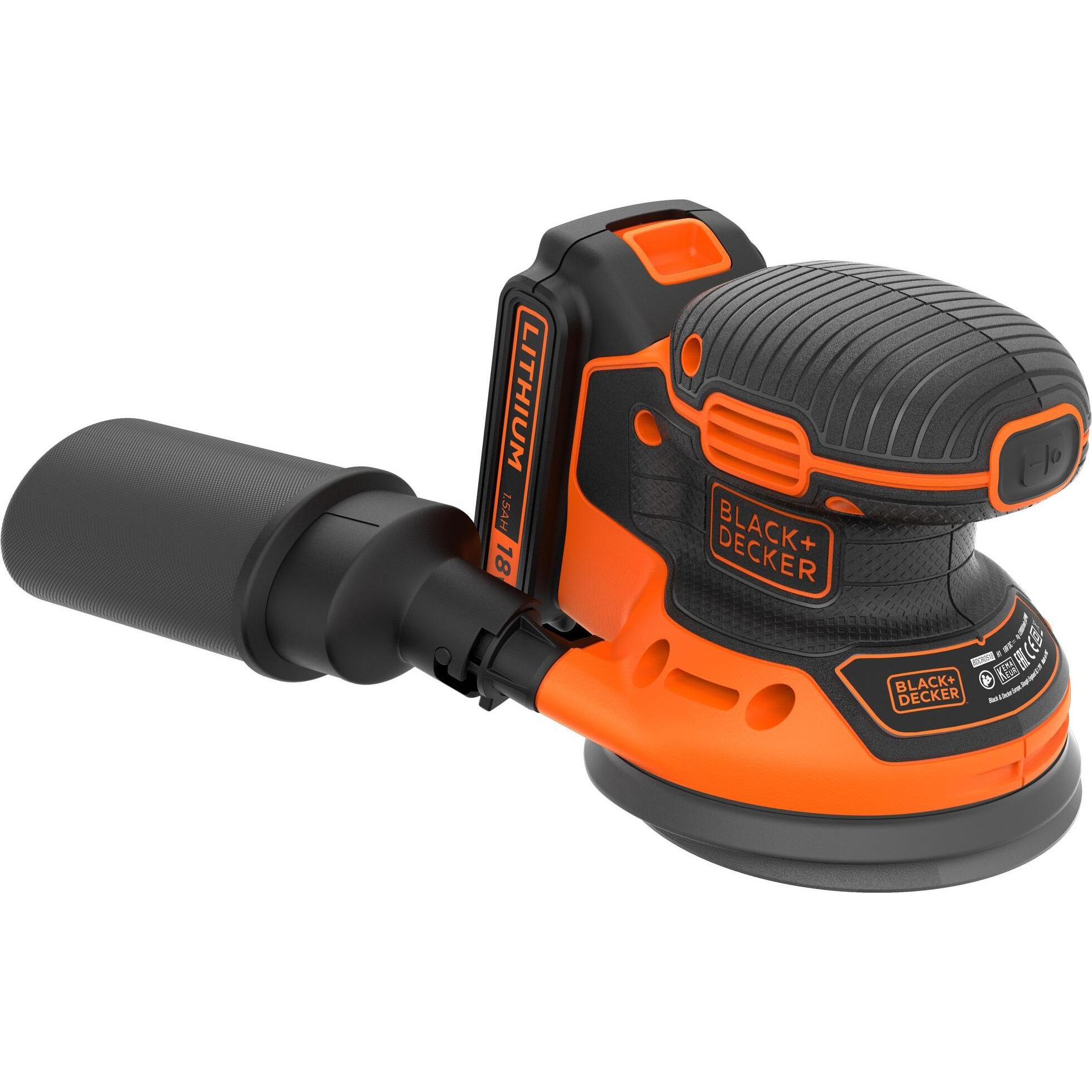 Thumbnail - Black & Decker, Schleifmaschine + Poliermaschine, Akku Exzenterschleifer BDCROS18 (Exzenterschleifer, 18 W)