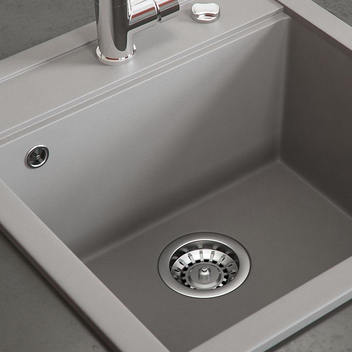 Actual product image Bergström Tesa (Top-mounted sink, 49 cm, 50 cm)