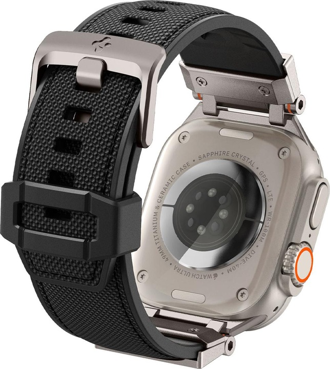 Actual product image Spigen Dura Pro Armor (35 mm, Thermoplastic polyurethane (TPU), Nylon, Watch Series 7 (45mm), Watch Series 7 (44 mm), Watch Series 3 42mm)