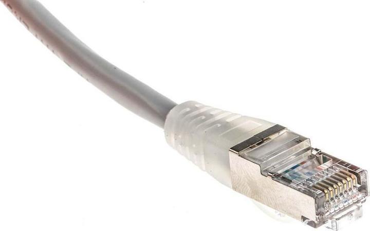 Produktbild RS PRO Patchkabel Kat.5e FTP 1m grau (FTP, CAT5e, 1 m)