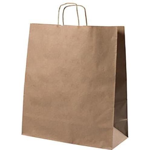Mailmedia, Verpackungsmaterial, Papier-Tragetasche mit Kordel, 28,8 Liter, braun Masse: (B)400 x (T)160 x (H)450 mm, aus...