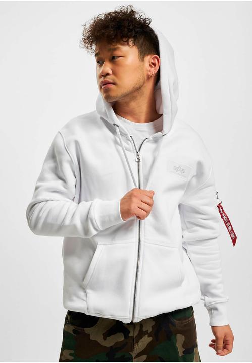 Image du produit Alpha Industries Sweat à capuche zippé imprimé dans le dos (M)