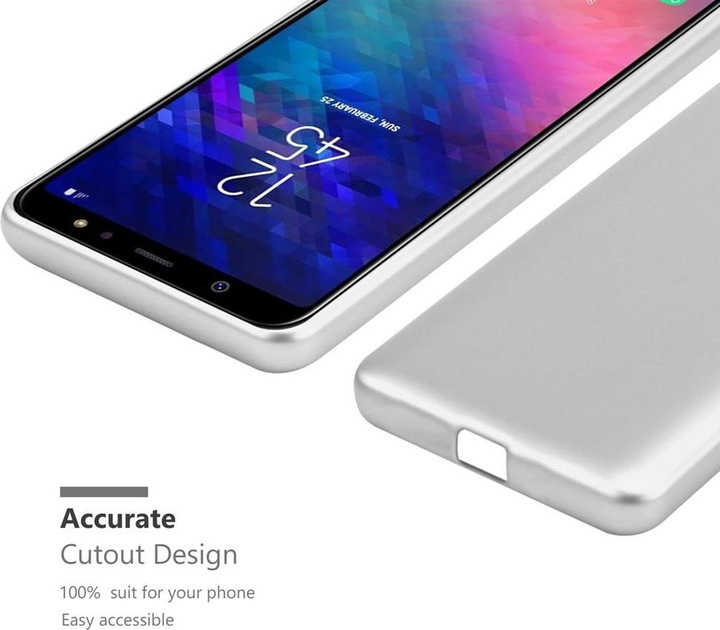 Produktbild Cadorabo TPU Matt Metallic Cover (Samsung Galaxy A6+)